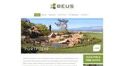 Desktop Screenshot of beuslandscape.com